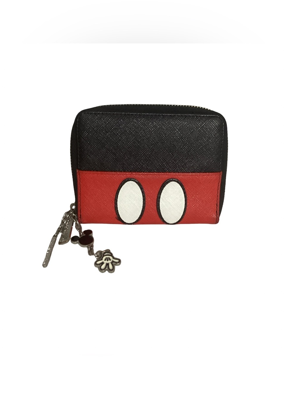 Loungefly Disney Mickey Mouse Shorts & Glove Zip Around Wallet with Dangle Charm